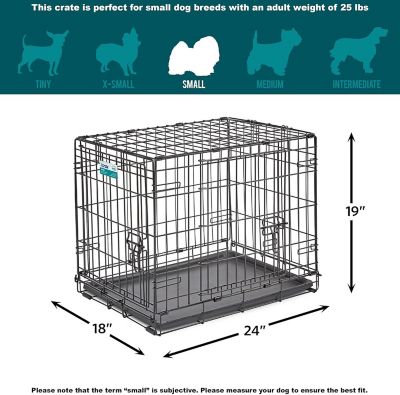 Image showing  iCrate 2-Door Steel Dog Crate