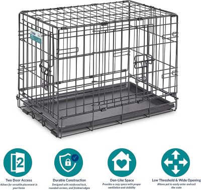 Image showing  iCrate 2-Door Steel Dog Crate