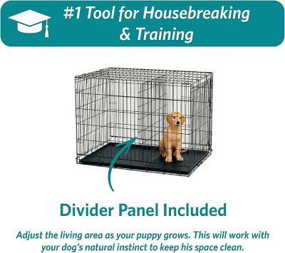 Image showing 5 th MidWest Homes for Pets iCrate 2-Door Steel Dog Crate