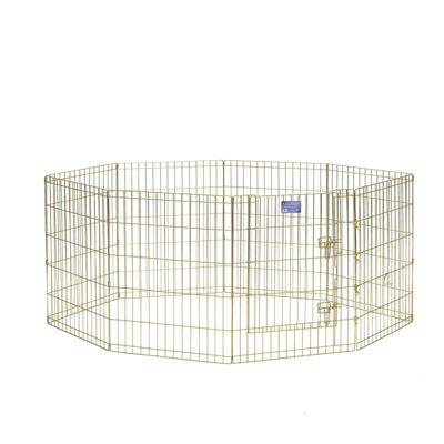 MidWest Homes for Pets 30 in. Gold Exercise Pet Pen Dog pen