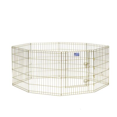 MidWest Homes for Pets Outdoor Pet Exercise Pen, 30 in., Gold