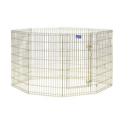 MidWest Homes for Pets 42 in. Gold Exercise Pet Pen