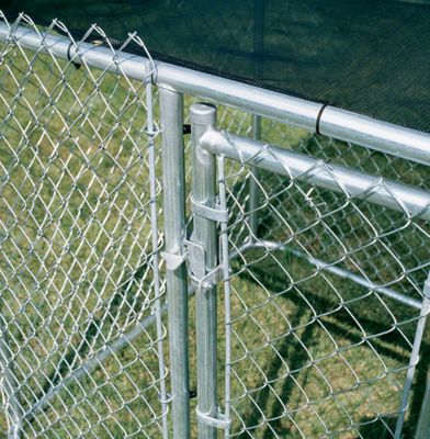 Image showing  4 ft. x 4 ft. x 6 ft. Chain Link Dog Kennel