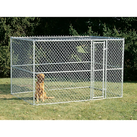 K9 Kennel 6 ft. x 10 ft. x 6 ft. Chain Link Dog Kennel