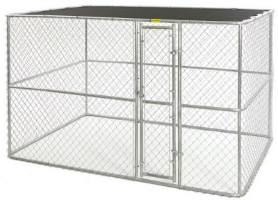 Image showing  6 ft. x 10 ft. x 6 ft. Chain Link Dog Kennel