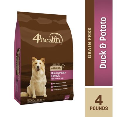 4health Grain-Free Duck & Potato Formula Dog Food, 4 lb ...