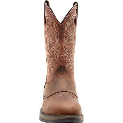 Image showing  Men's Rebel Pull-On Western Boots, Dusk Velocity/Bark Brown, 11 in.