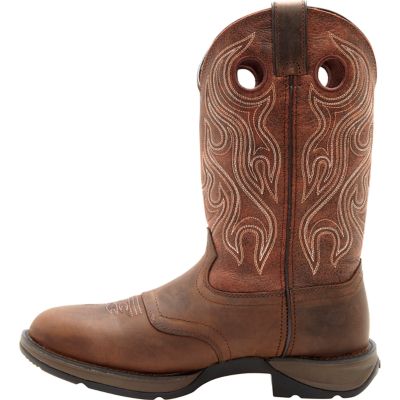 Image showing  Men's Rebel Pull-On Western Boots, Dusk Velocity/Bark Brown, 11 in.