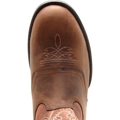 Image showing 2 th Durango Men's Rebel Pull-On Western Boots, Dusk Velocity/Bark Brown, 11 in.