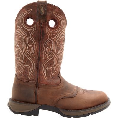 Image showing 6 th Durango Men's Rebel Pull-On Western Boots, Dusk Velocity/Bark Brown, 11 in.