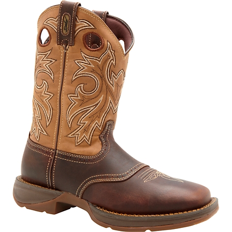 Durango Rebel Pull-On Western Boots, Brown/Tan, 11 in.