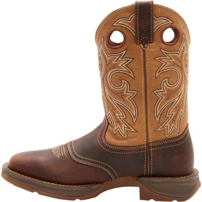 Image showing  Men's Rebel Pull-On Western Boots, Brown/Tan, 11 in.