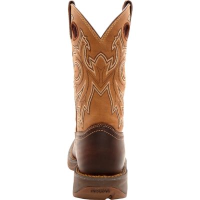 Image showing  Men's Rebel Pull-On Western Boots, Brown/Tan, 11 in.