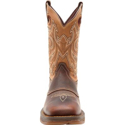 Image showing  Men's Rebel Pull-On Western Boots, Brown/Tan, 11 in.