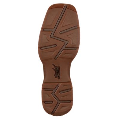 Image showing  Men's Rebel Pull-On Square Toe Western Boots, 11 in., Brown