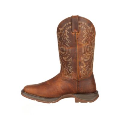 Image showing 6 th Durango Men's Rebel Pull-On Square Toe Western Boots, 11 in., Brown