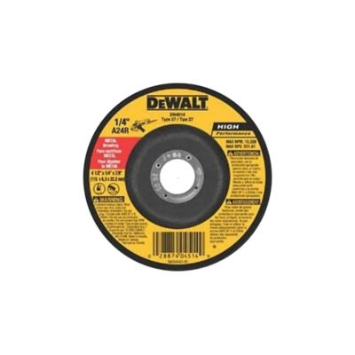 Image showing  4-1/2 in. x 1/4 in. x 7/8 in. A24N Grit Metal & Stainless Fast Grinding Wheel, 5-Pack