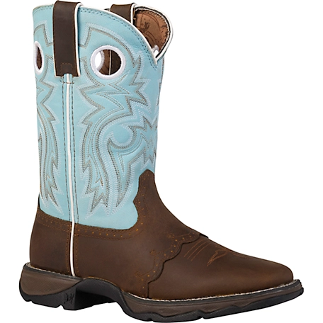 Durango Women's Lady Rebel Powder n' Lace Pull-On Boots, 10 in.
