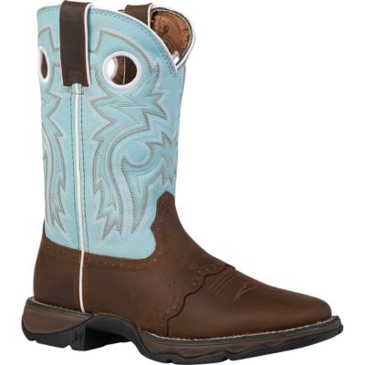 Durango Women's Lady Rebel Powder n' Lace Pull-On Boots, 10 in.