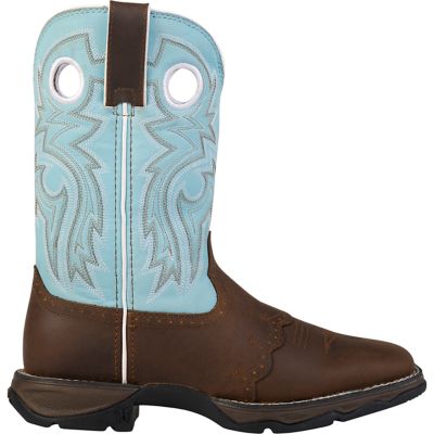 Image showing 6 th Durango Women's Lady Rebel Powder n' Lace Pull-On Boots, 10 in.
