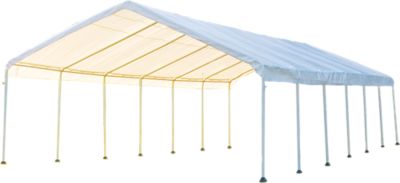 ShelterLogic 18 ft. x 40 ft. Super Max Premium Canopy, White