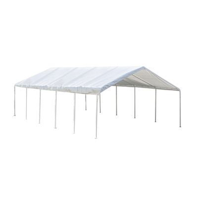 ShelterLogic 18 ft. x 30 ft. Super Max Premium Canopy, White
