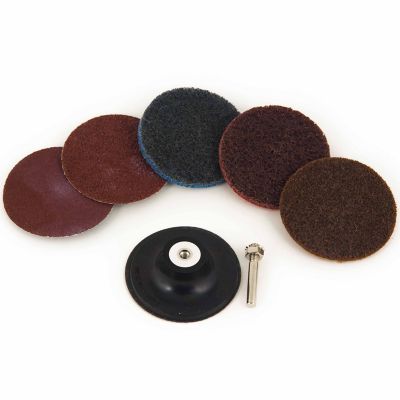 Mibro 3 in. Twist Lock Assorted Discs with Backing Pad, 7-Pack