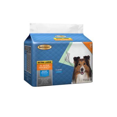 Retriever Unscented Super Absorbent Dog Training Pads with Home Shield, XL, 50 ct.