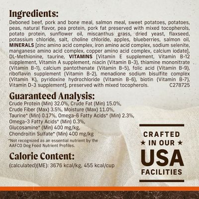 Image showing  Grain Free Real Texas Beef and Sweet Potato Dry Dog Food