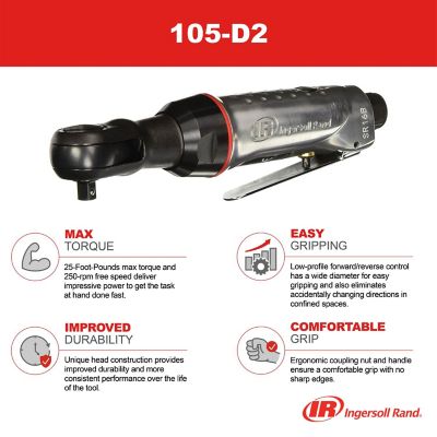 Image showing  1/4 in. Drive Air Ratchet