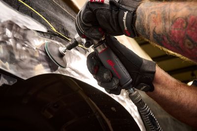 Image showing 6 th Ingersoll Rand 1/4 in. NPT Max Series Air Angle Grinder, 20,000 RPM