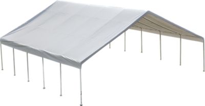 ShelterLogic 30 ft. x 30 ft. Ultra Max Industrial Fixed Leg Canopy, White