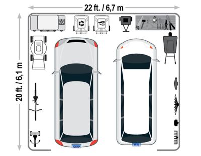 Image showing 5 th ShelterLogic 22 x 24 x 13ft. Equine Run-In Shed, Peak Style