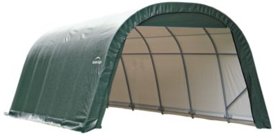 ShelterLogic 12 ft. x 20 ft. x 8 ft. Round Style Shelter, Green