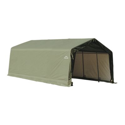ShelterLogic 12 ft. x 20 ft. x 8 ft. Peak Style Shelter, Gray