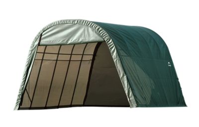 ShelterLogic 13 ft. x 20 ft. x 10 ft. Round Style Shelter, Green