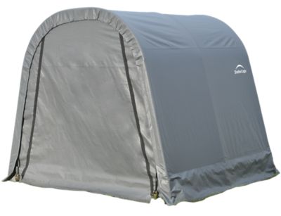 ShelterLogic 8 ft. x 8 ft. x 8 ft. ShelterCoat Round Style Shelter, Gray