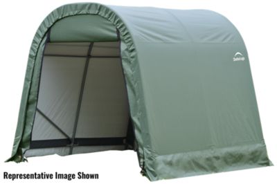 ShelterLogic 10 ft. x 8 ft. x 8 ft. ShelterCoat Round Style Shelter, Green
