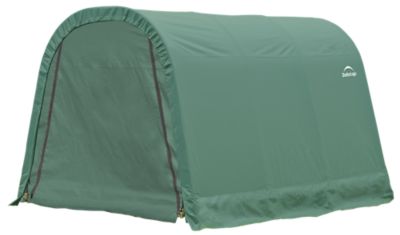 ShelterLogic 10 ft. x 12 ft. x 8 ft. Round Style Shelter, Green