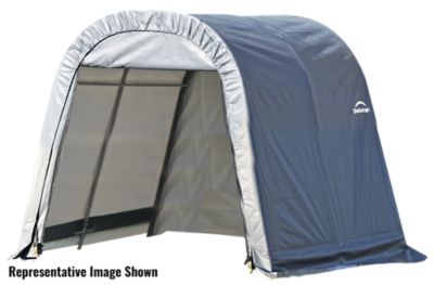 ShelterLogic 11 ft. x 16 ft. x 10 ft. ShelterCoat Round Style Shelter, Gray