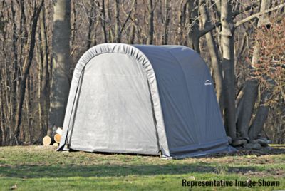 Image showing  10 ft. x 16 ft. x 8 ft. ShelterCoat Round Style Shelter, Gray