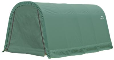 ShelterLogic 10 ft. x 16 ft. x 8 ft. ShelterCoat Round Style Shelter, Green