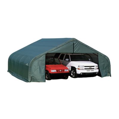 Image showing 0 th ShelterLogic 22 ft. x 28 ft. x 10 ft. Peak Style Shelter