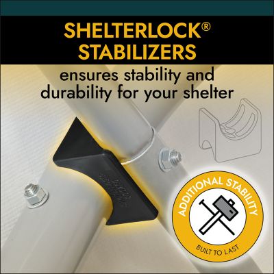 Image showing 6 th ShelterLogic 22 ft. x 28 ft. x 12 ft. Peak Style Shelter, Green