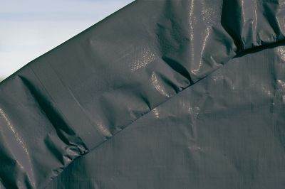 Image showing  16 ft. x 40 ft. x 16 ft. Peak Shelter, Green