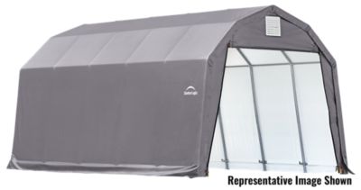 ShelterLogic 12 ft. x 20 ft. x 9 ft. ShelterCoat Custom Barn Shelter, Gray