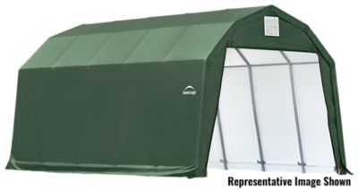 ShelterLogic 12 ft. x 20 ft. x 9 ft. ShelterCoat Custom Barn Shelter, Green