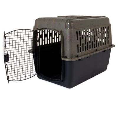 Image showing  1-Door Plastic Pet Kennel for Dogs 70-90 lb., 30 in. x 27 in. x 40 in.