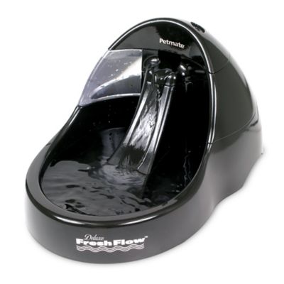 Petmate Deluxe Fresh Flow Non-Skid Plastic Pet Water Fountain, 13.5 Cups