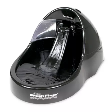 Petmate Deluxe Fresh Flow Non-Slip Plastic Pet Water Fountain 13.5 Cup Pet Waterers & Fountains